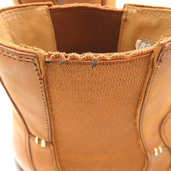 UGG Chelsea Boots Mens Size 9.5 Chestnut Leather Ankle Pull On Gore 1003752 - Picture 9 of 13